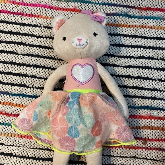 B. Softies Plush Cat with Bow - Picture 1 of 10